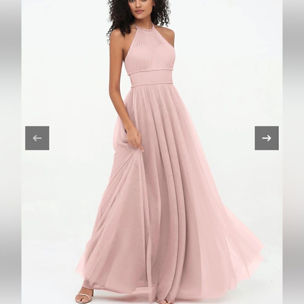 Illusion Halter Tulle Maxi Boho Dresses. Nwot — image 3 of 5